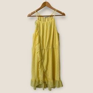 Reitmans Yellow Lemon Summer Ruffle Dress NWT